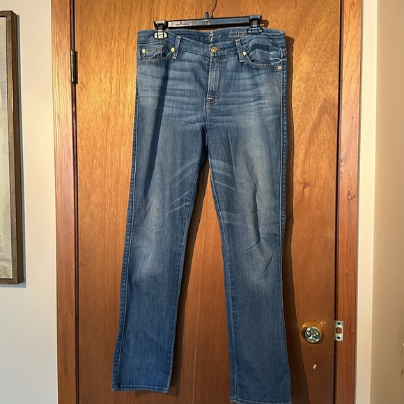7 for all mankind straight leg jeans - Picture 3 of 4